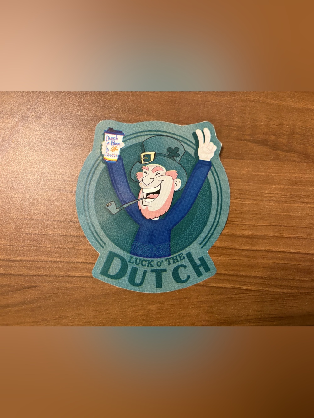Dutch Bros Luck o’ the Dutch Sticker